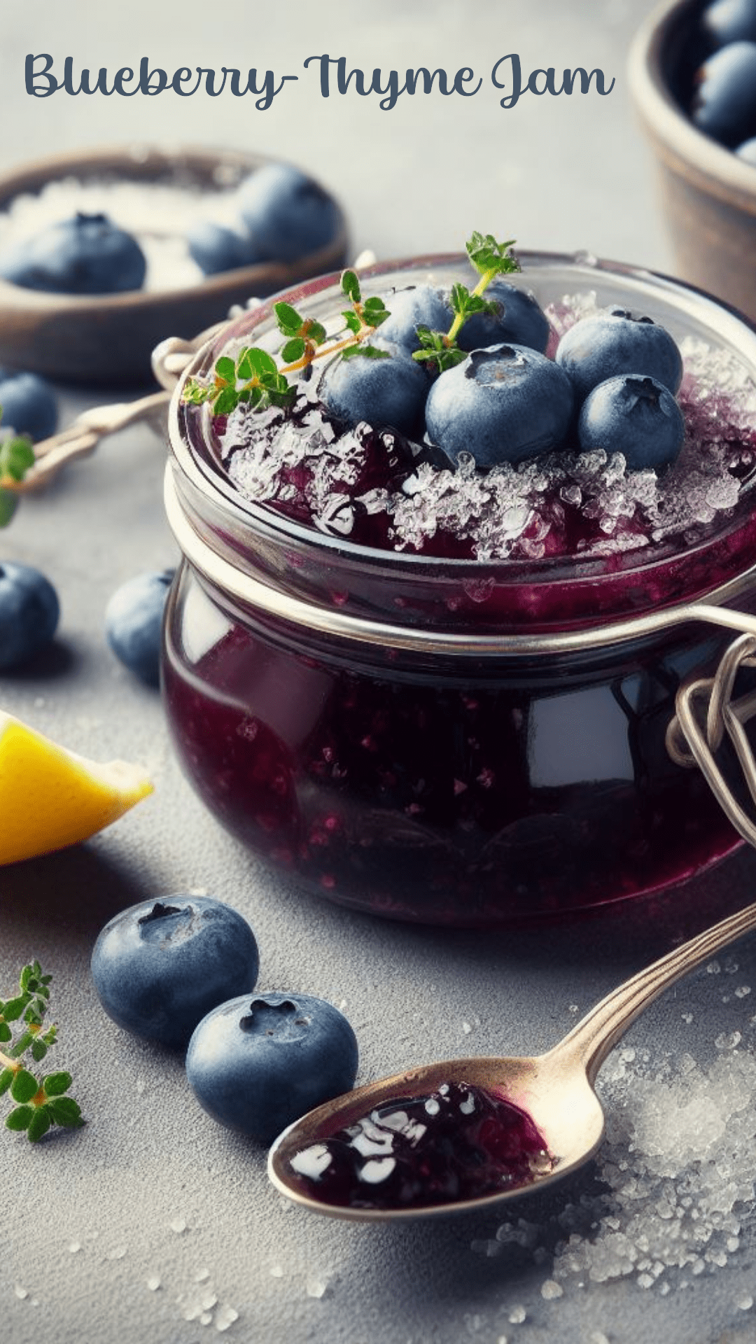 BlueberryThyme Jam Canned Experience