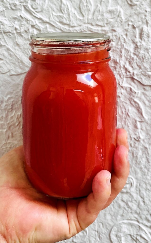 can your tomato juice to preserve for later