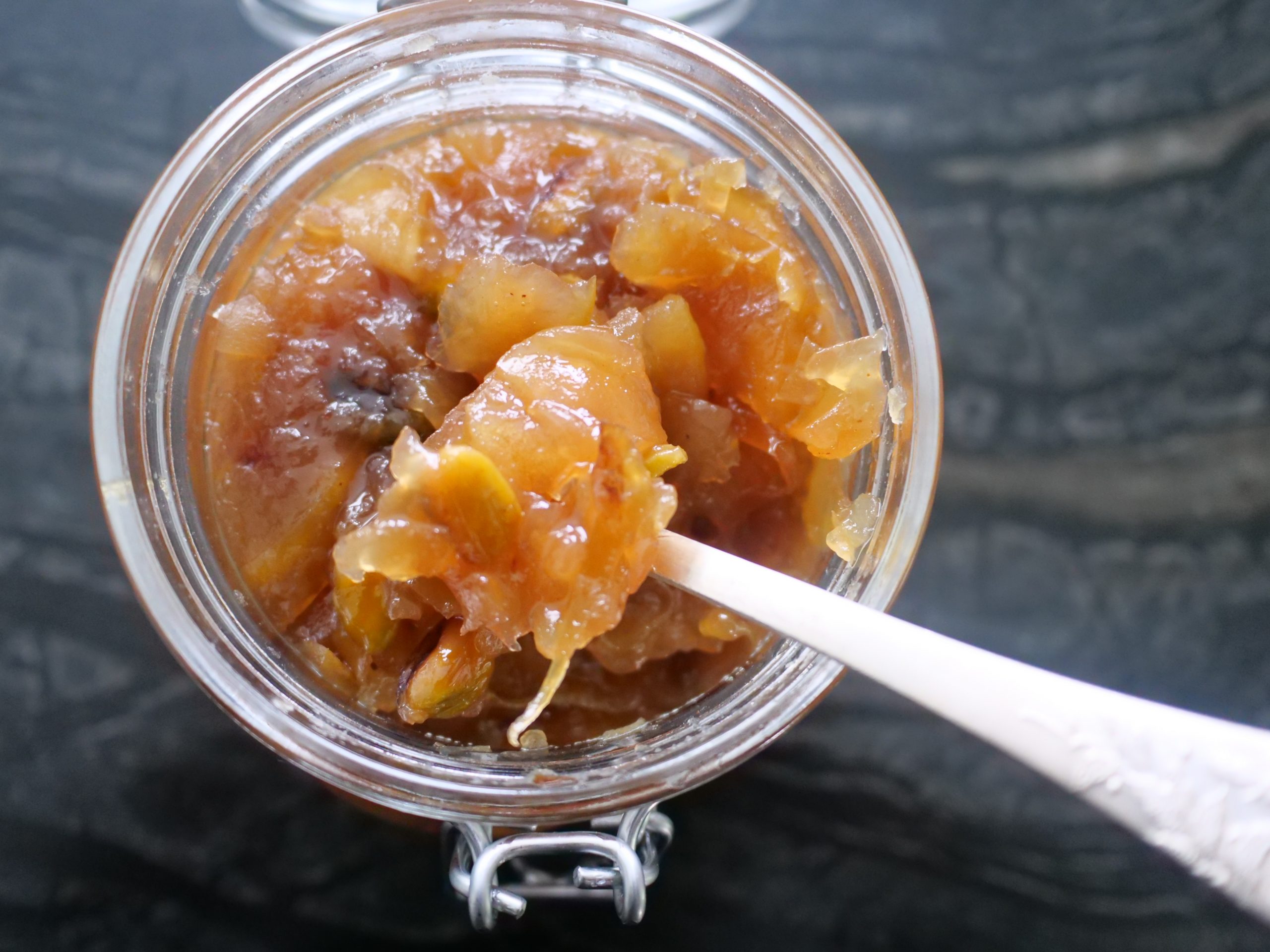 Caramel Apple Jam With Pistachios: An Apple Jam You’ll Love