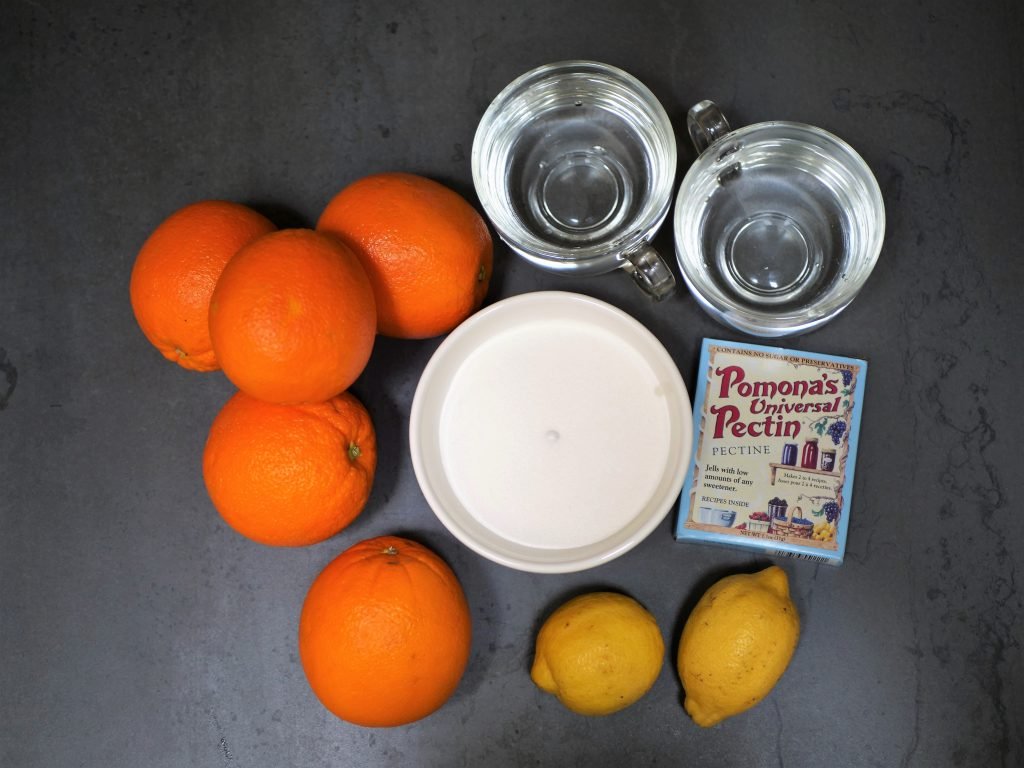 orange marmalade recipe ingredients