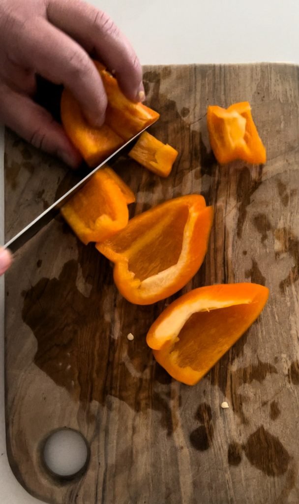 half or quarter bell peppers