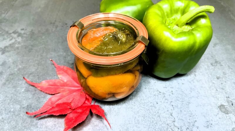 How To Make Pickled Roasted Bell Pepper