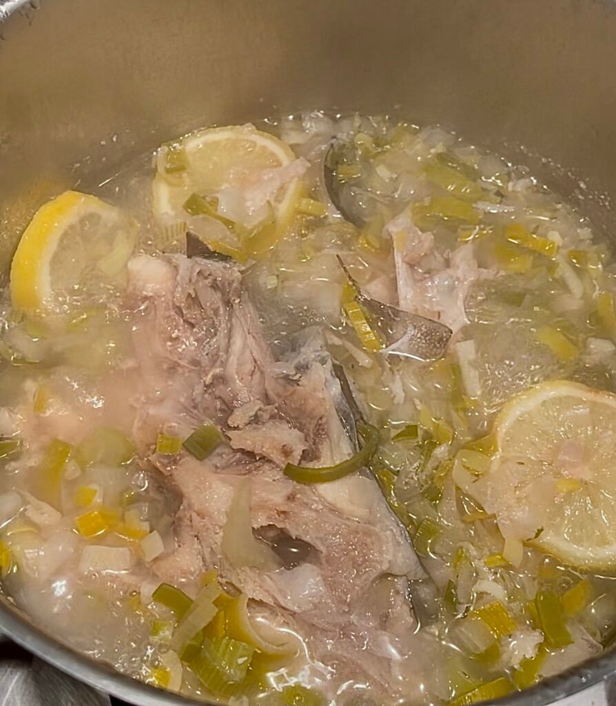 add sliced lemon before you start the second round of cooking