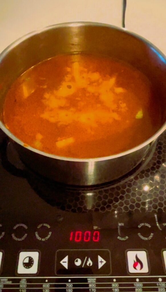 cook lobster bisque uncovered