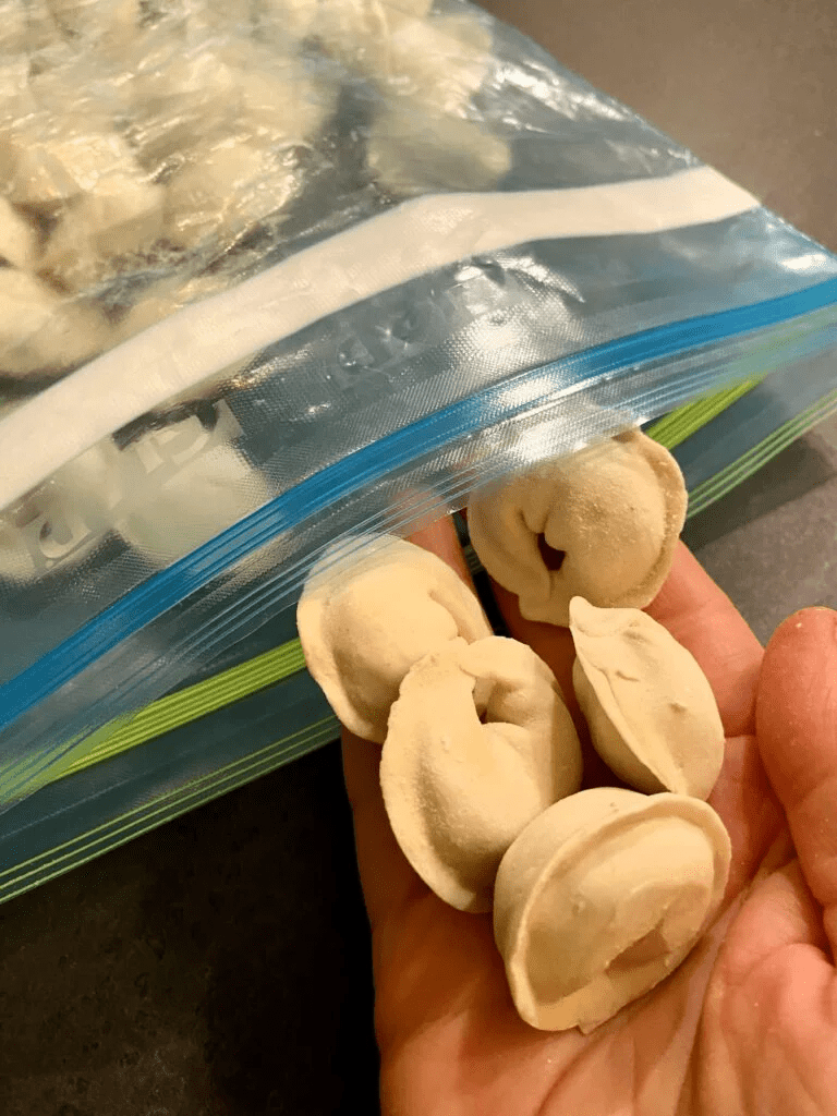 pelmeni must be frozen solid first