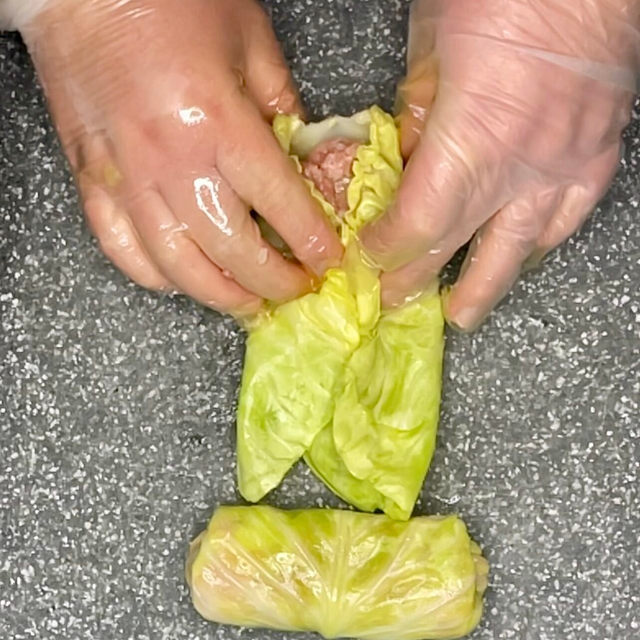 fold the edges inward covering the filling