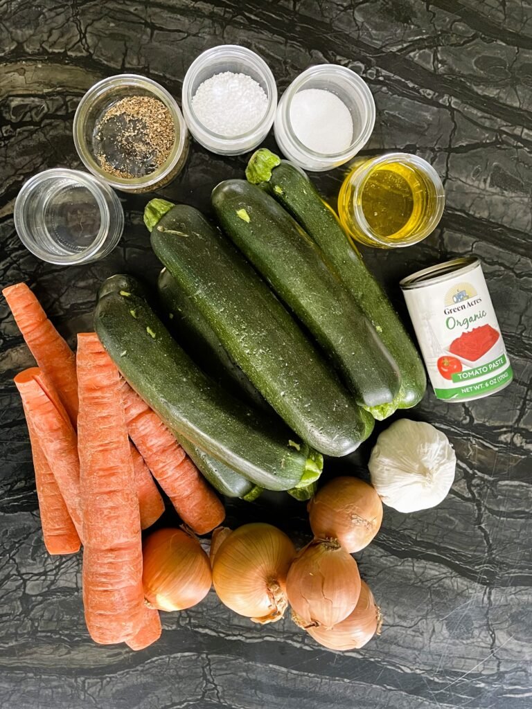 prepare zucchini spread recipe ingredients first