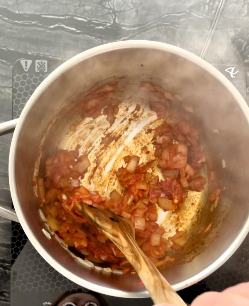 caramelize tomato paste