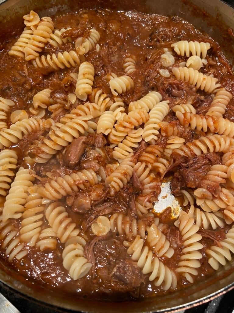 serve oxtail ragu with a pasta of your choice