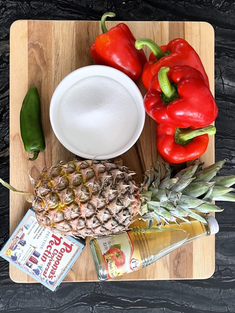 pineapple pepper jam recipe ingredients