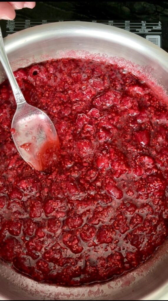 you should have plenty of raspberry juice in the pot once maceration is done