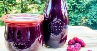 Homemade Spiced Raspberry Syrup: Natural Ingredients, Better Than Smucker’s and Starbucks