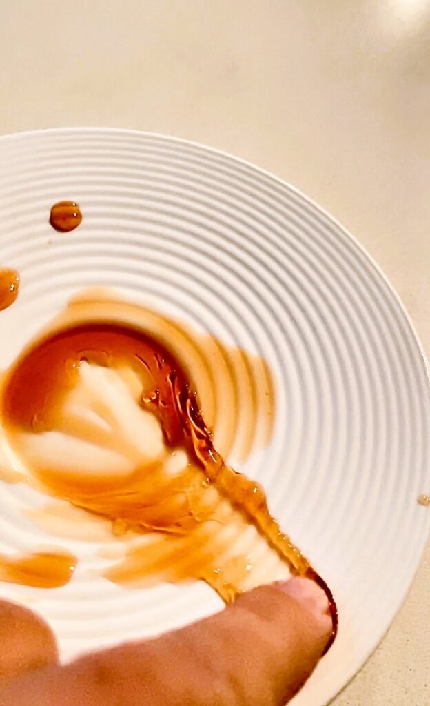 drag a finger through a bit of syrup de Liege poured onto a cold plate