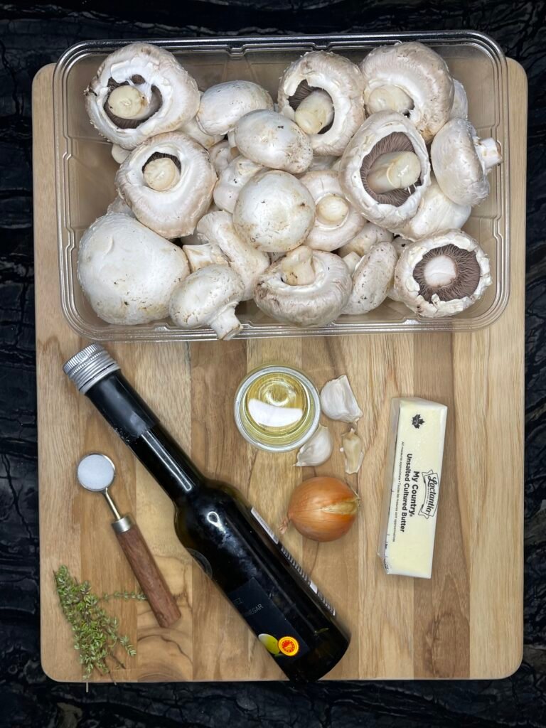 ingredients used  to make mushroom duxelles 