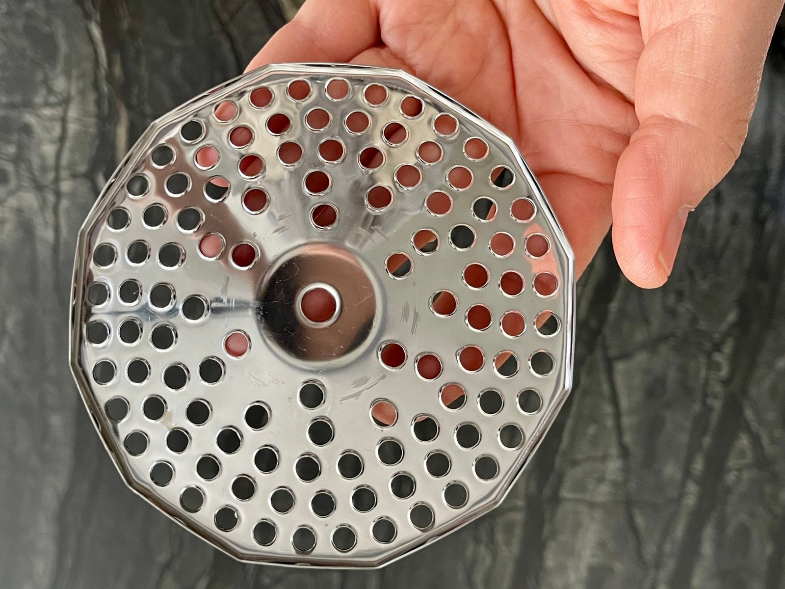 milling disc domed side up