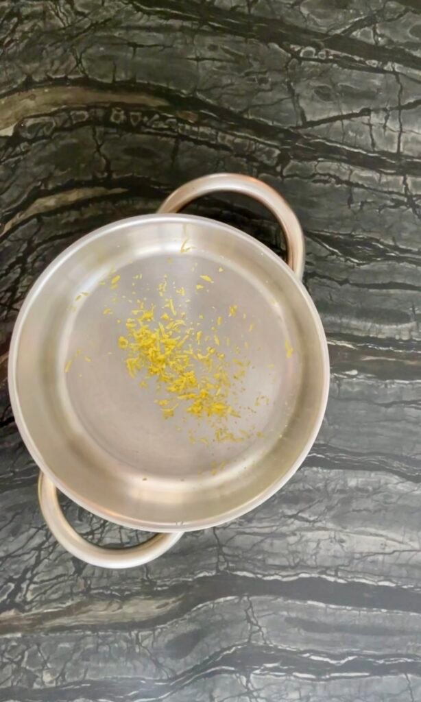 apple lemon balm - lemon zest forms the base of this jelly