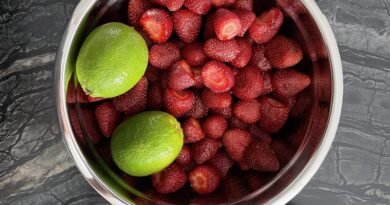 Strawberry Lime Jam with Vanilla
