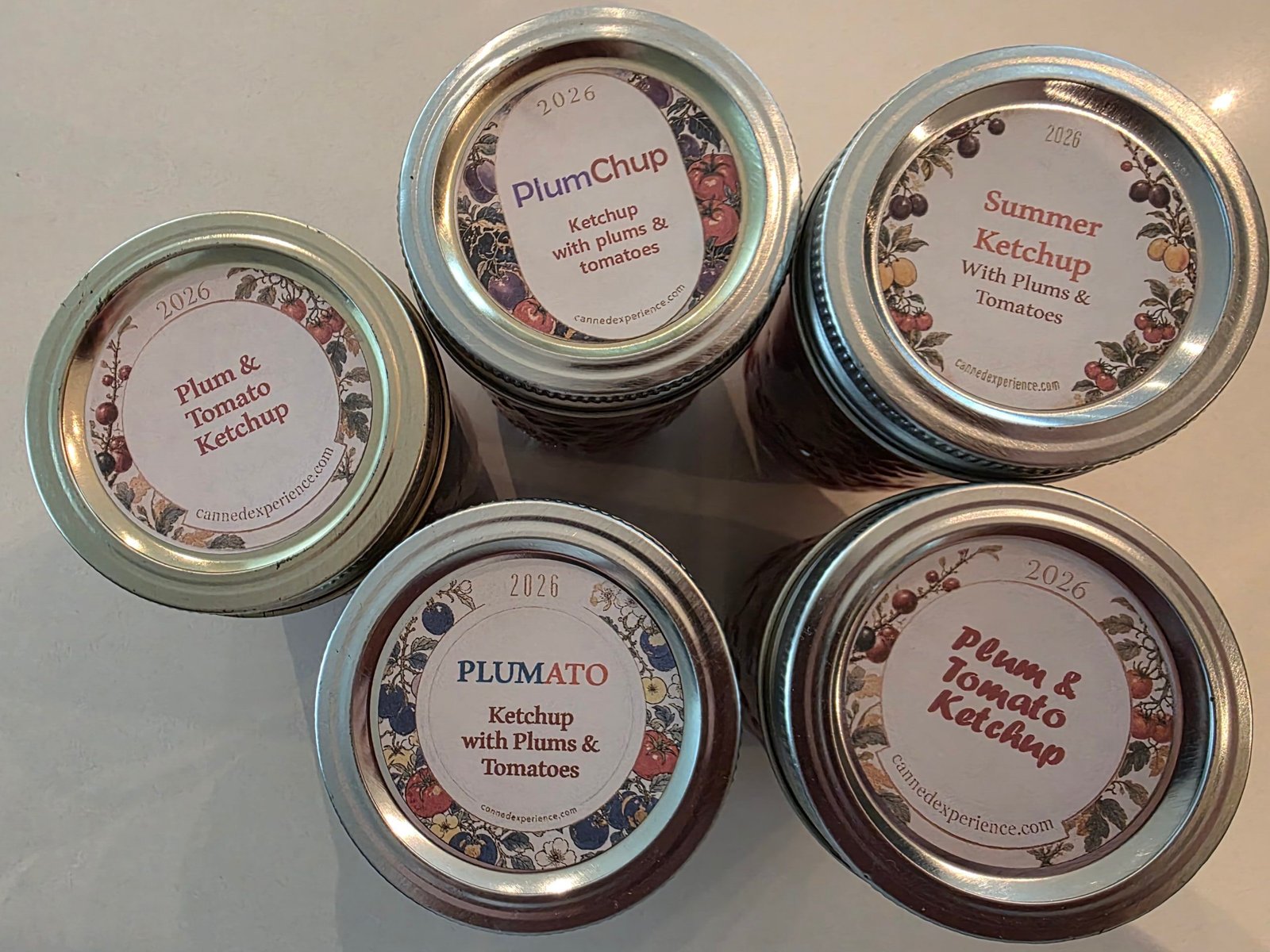 Old-Fashioned Plum and Tomato Ketchup