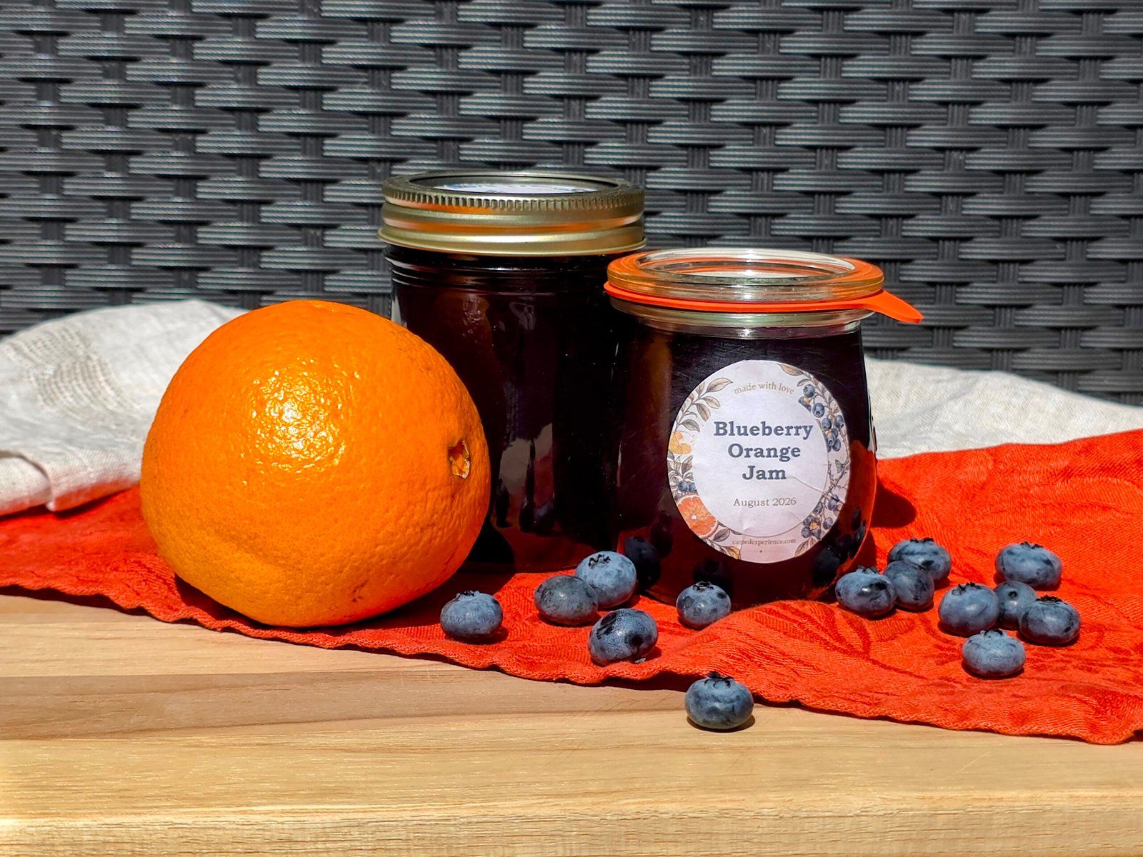 Blueberry Orange Jam Canning Recipe