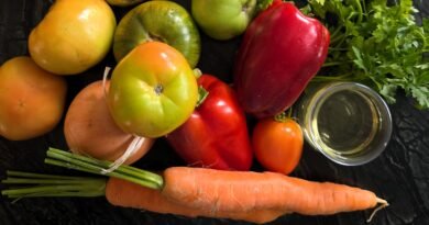 Canning Green Tomato Salad with Peppers, Carrots & Onions